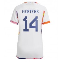 Fotbalové Dres Belgie Dries Mertens #14 Dámské Venkovní MS 2022 Krátký Rukáv